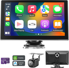 9" Wireless Apple Carplay Screen for Car, Portable Car Play Screen for Car And