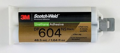 3M Scotch-Weld DP604NS Urethane Adhesive Black 48.5mL Structural Duo-Pak