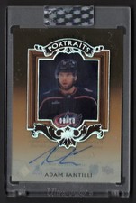 2023-24 Clear Cut Retro Portraits Autograph Rookie Copper Auto Adam Fantilli /10