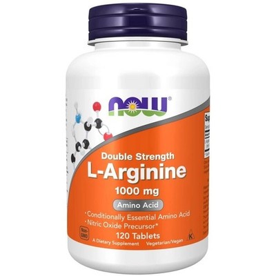 NOW Foods L-Arginin 1000 mg 120 Tabletten