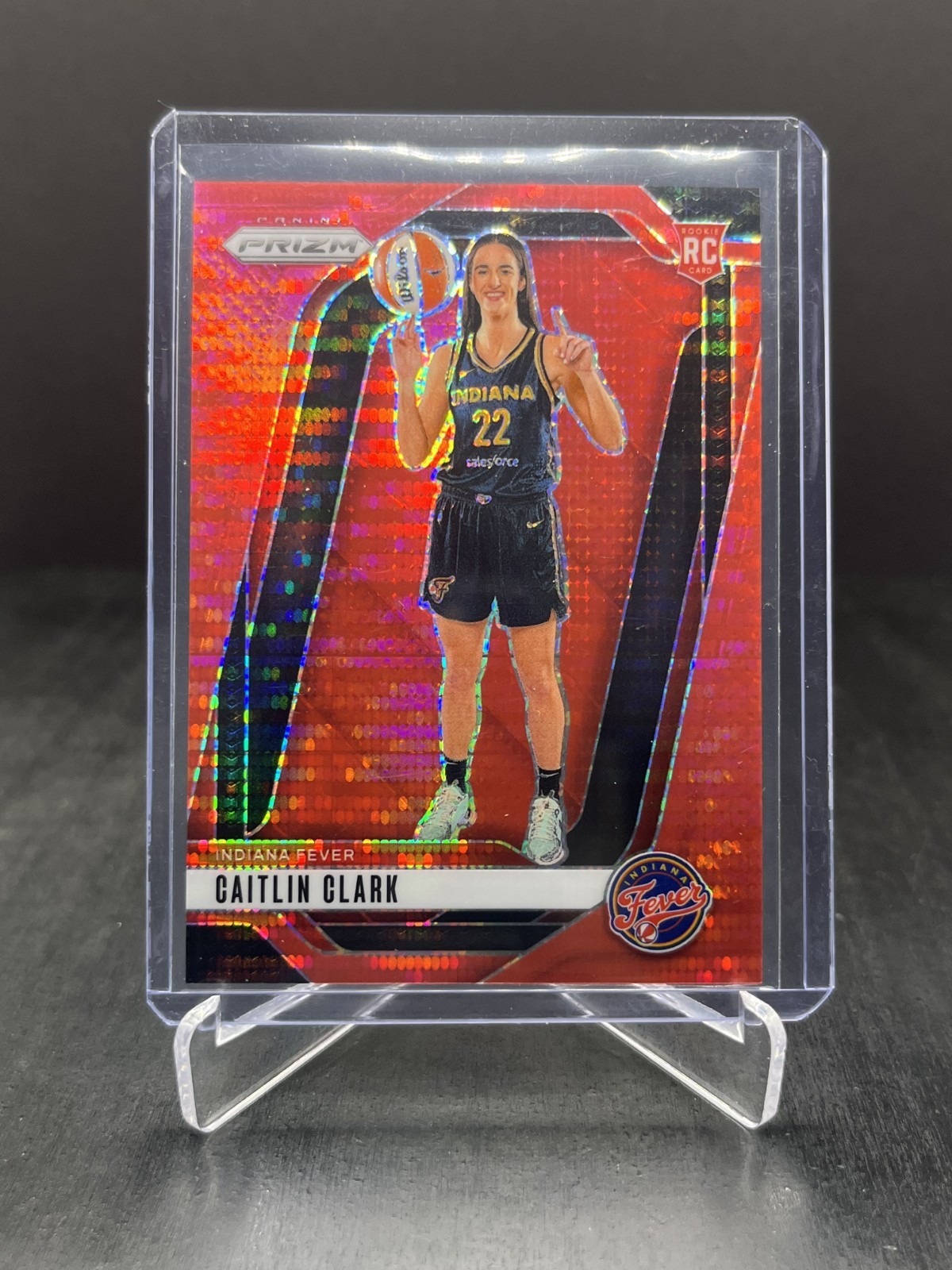 2024 Panini Prizm WNBA Caitlin Clark RC Rookie Red Pulsar 270/299 #145