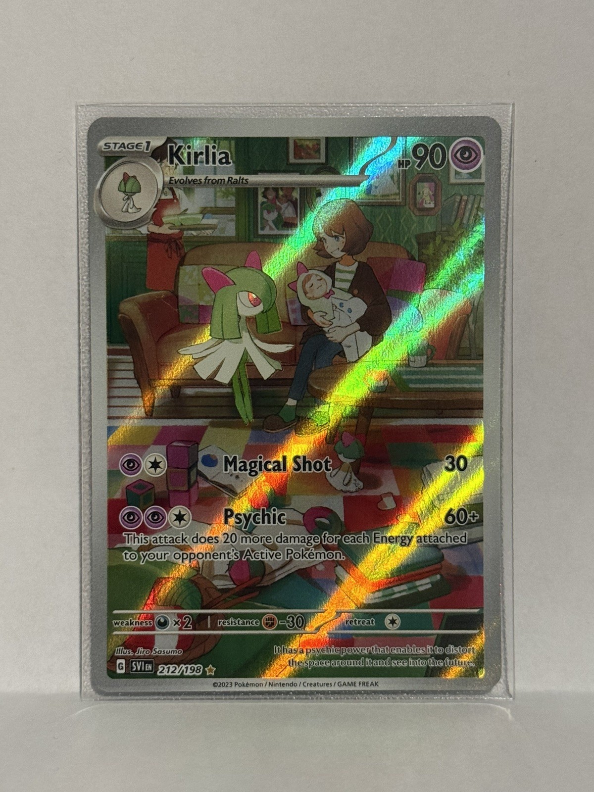 Kirlia Illustration Rare 212/198 SV01 Scarlet & Violet Pokémon English NM