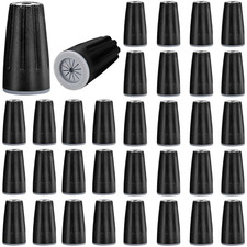 50 Pieces Waterproof Wire Electrical Connectors Black Waterproof Wire Nuts New