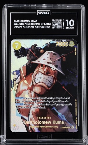 Bartholomew Kuma (SP Card) graded TAG 10 for sale on eBay
