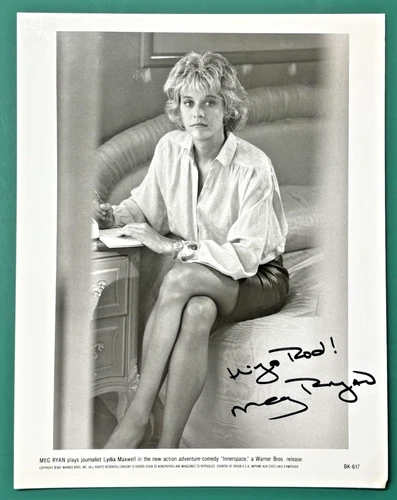 SIGNED PHOTO: Meg Ryan - When Harry Met Sally - You've Got Mail