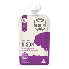 Grass Fed Bison with Organic Kabocha Squash Spinach Baby Food Pouch