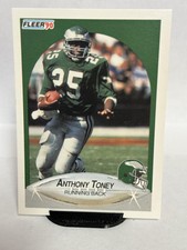 1990 Fleer #92 Anthony Toney