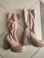 plateau samt stiefel 37 vom Tack, rothaarig, neu