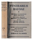 BEDE THE VENERABLE SAINT Venerabilis Baedae Historiam ecclesiasticam