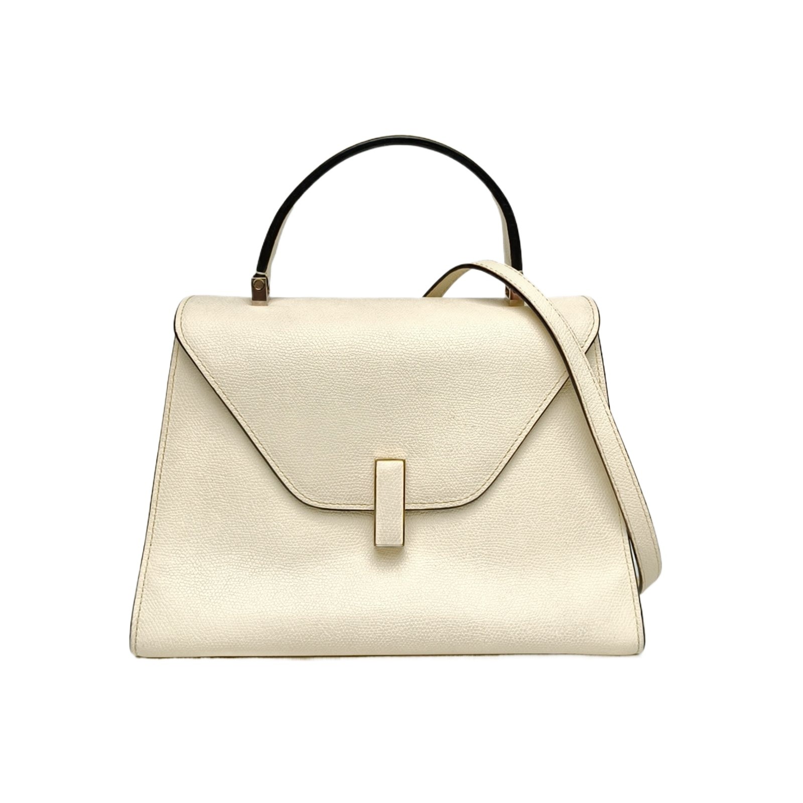 Valextra Iside Rectangular Small Off-White Calfsk… - image 1