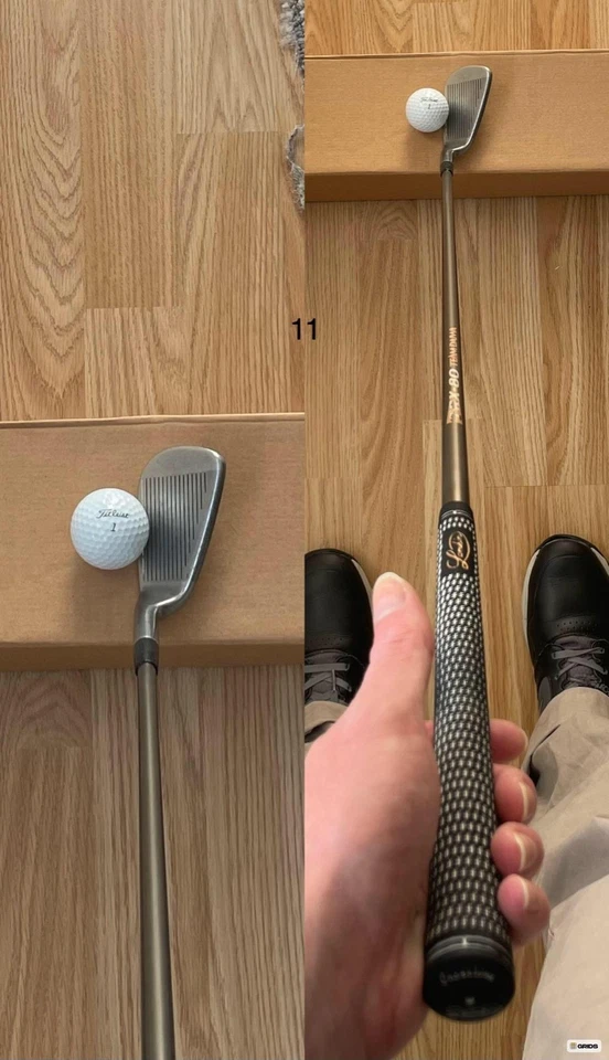 Hi Trac Over Size Irons/ 3-9+11 (Gap Wedge)/ Stiff Graphite Shafts - Image 4 of 4