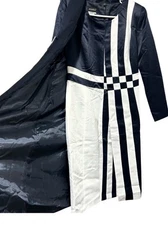 Ashro Jacket & Dress Set Wmns 6 Mother Of The Bride Midi Formal Navy White