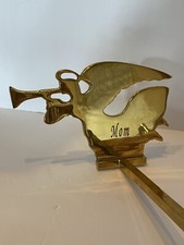 YOUR CHOICE TREES BELL OR REI SOLID BRASS LONG ARM CHRISTMAS STOCKING HANGERS