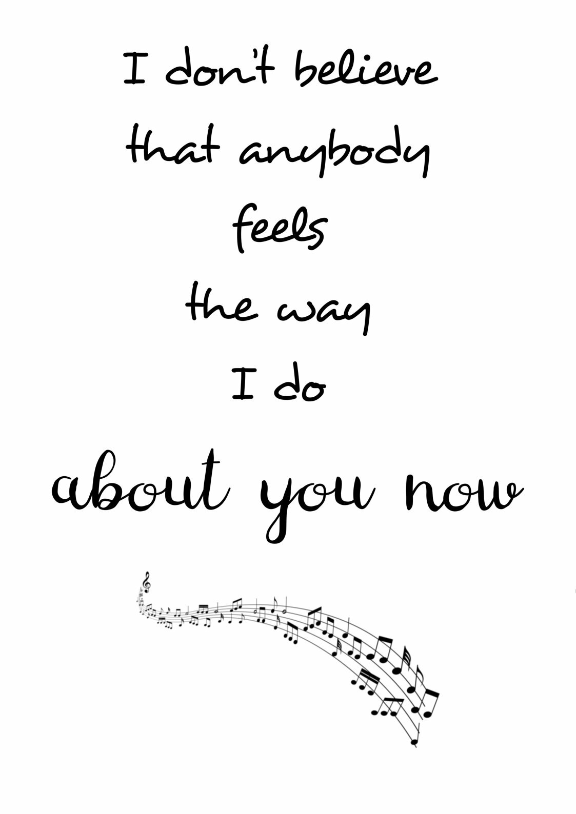 Oasis Wonderwall Song Lyrics Poster Music Gift Idea A3 and A4 Wall Art Decor eBay