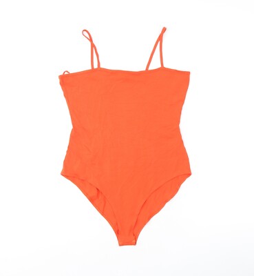 Select Damen rot Baumwollmischung Body Einteiler Größe 12