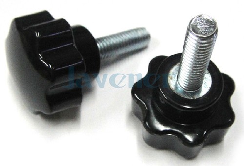 2 PIEZAS M5*0,8 M6*1 M8*1,25 M10*1,5 M12*1,75 Tornillos de sujeción de cabeza en forma de estrella - Imagen 8 de 28