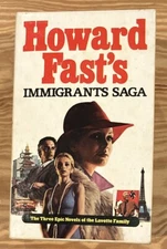 Immigrants Saga by Howard Fast Paperback Box Set Of 3. Dell, 1977