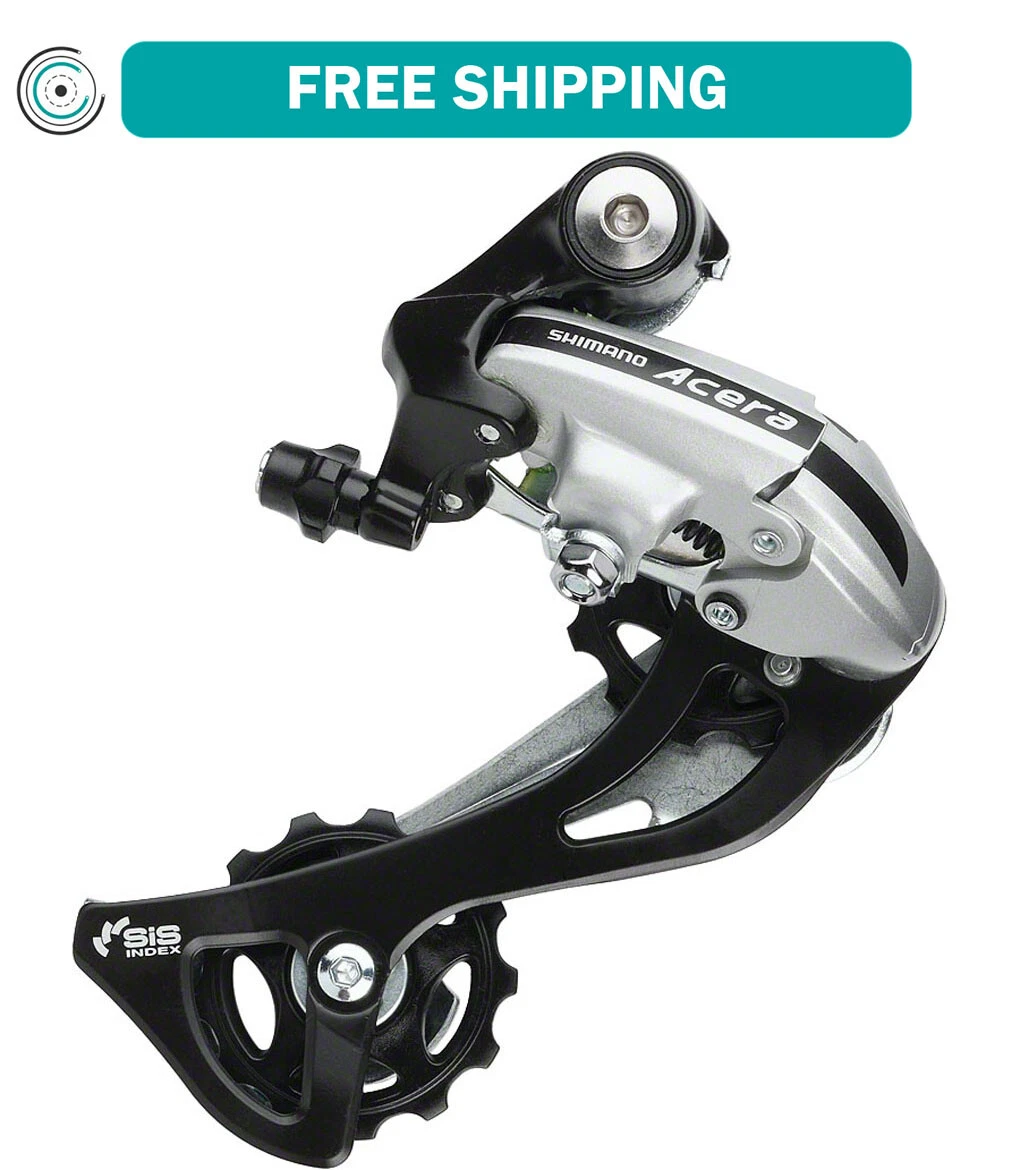 Shimano Acera RD M360 SGS Rear Derailleur 7 8 Speed Long Cage Silver
