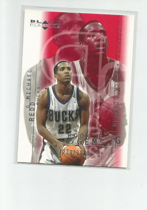 2000-01 BLACK DIAMOND #93 MICHAEL REDD RC 1229/2000