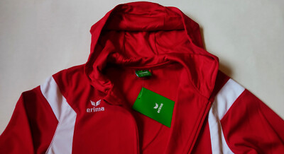 ERIMA Trainingsjacke Kinder Jungen 164 Kapuzenpulli Hoodie Jacke Sportjacke