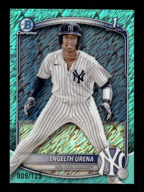 ENGELTH URENA 2025 BOWMAN CHROME PROSPECTS #BCP-16 AQUA