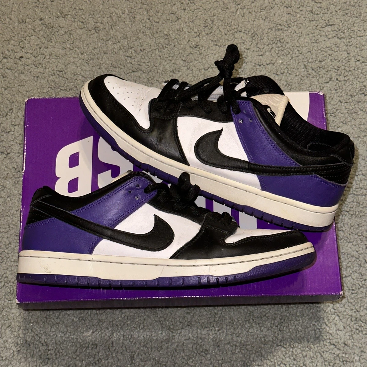 nike dunk low purple court