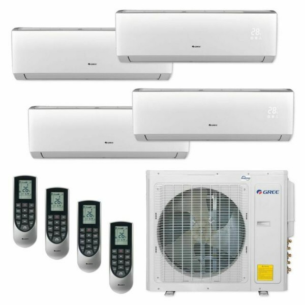 Gree 30 000 BTU Multi21+ 4 Zone Air Conditioner SplitSystem MULTI30CVIR400 for sale online eBay