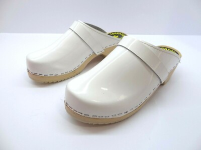 Torpatoffeln Clogs Holz Schwedenclogs Sandalen Echtleder NEU 36