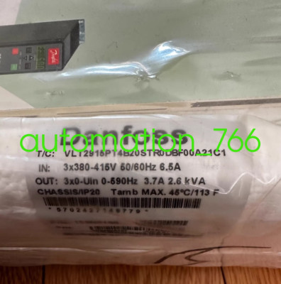 Danfoss VLT2915PT4B20STR0DBF00A21C1 Brand new inverter shipping Via Fedex or DHL
