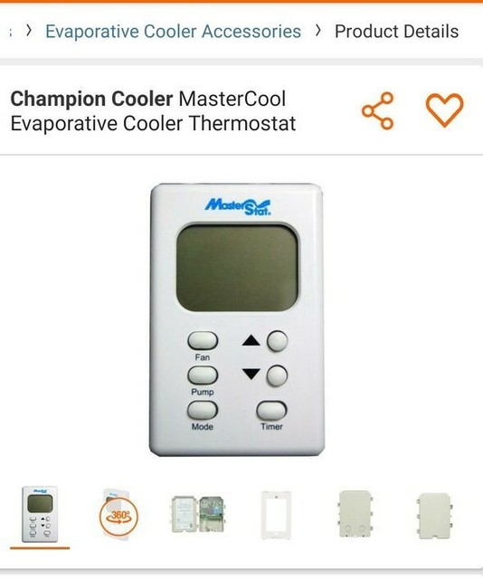 mastercool thermostat