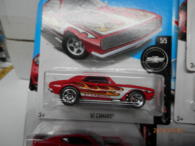 HOT WHEELS camaro 50th anniversary set of 5 n4 | eBay