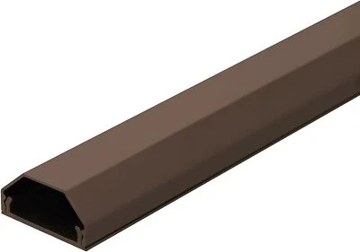 Aluminium Kabelkanal BRAUN Kabelabdeckung Abdeckung Alu Kabelschacht Kabelleiste - Bild 1 von 4