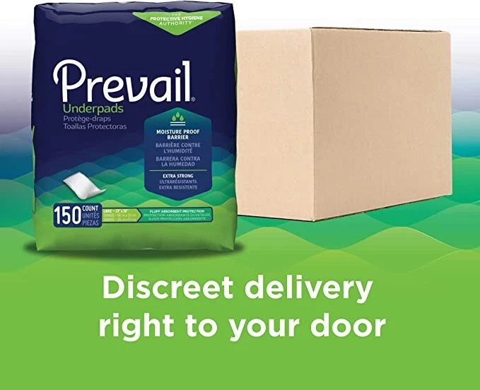 Prevail Total Care Disposable Underpads Fluff 23X36" / 150 pads - Image 2 of 3