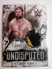 WWE Curtis Axel 2018 Topps Undisputed Authentic Shirt Relic Card SN 86 of 99