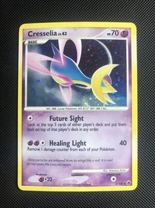 POKEMON MAJESTIC DAWN CRESSELIA HOLO RARE GOOD 2/100