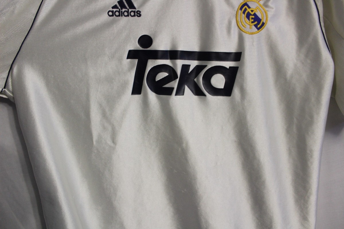 Real Madrid Home 1998/2000 Adidas Teka Vintage Soccer Shirt