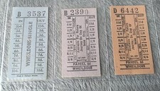 1 Wheildon's Bus Ticket And 2 Parcel Tickets
