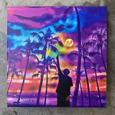 Mac Miller -  Keep Your Eyes To The Sky   Canvas Print - 8 x8 