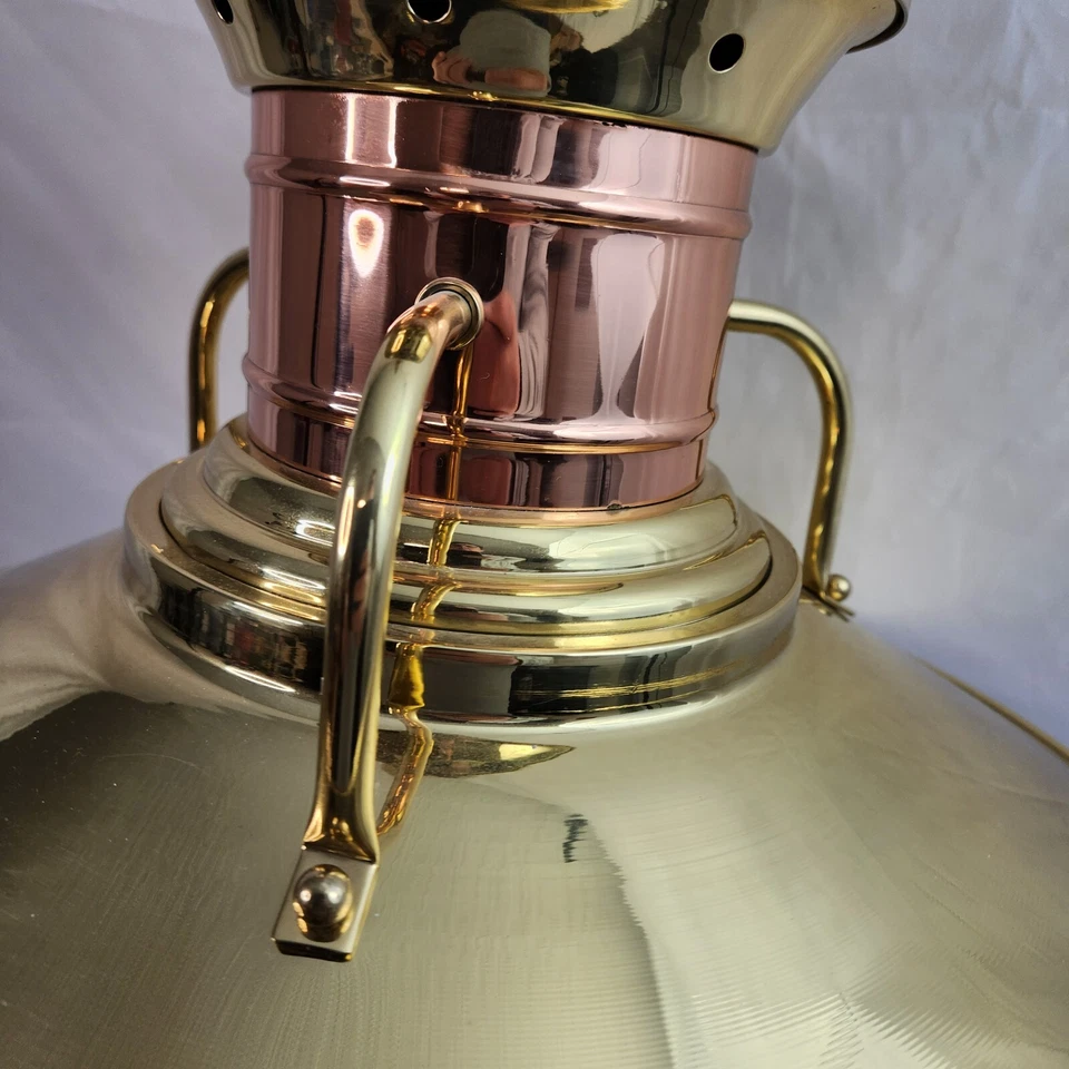 Hi-Lite Mfg. Co. H-4110-01 Colgante Latón Pulido Luz Colección Lechero Foto 4 de 4