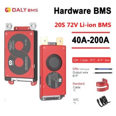 Daly BMS 20S 72V 40A/60A/100A/150A/200A 3,7V batteria agli ioni di litio BMS con bilanciatore NTC