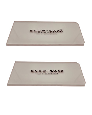 2 x Snow-WaxX Plexi Blade 5 mm | Klinge Wachsentferner | Plexiklinge | Made in D