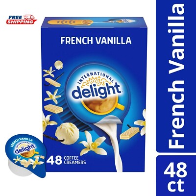 International Delight French Vanilla Coffee Creamer Singles, 48 Count