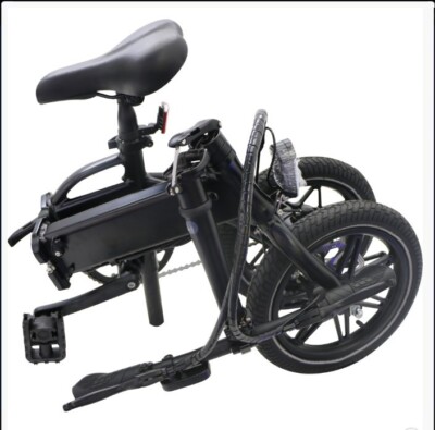 Whirlwind C4 Folding Electric city Bike Black Light weight 250W-Pedal ...