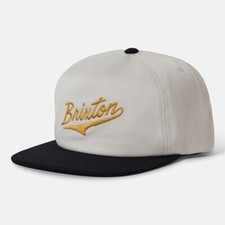 BRIXTON THE LEAGUE MP SNAPBACK CAP BLACK OFF WHITE