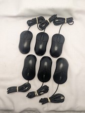 Lot of 6 Dell USB Optical Scroll Mouse Black OXN967/OXN966 - Used