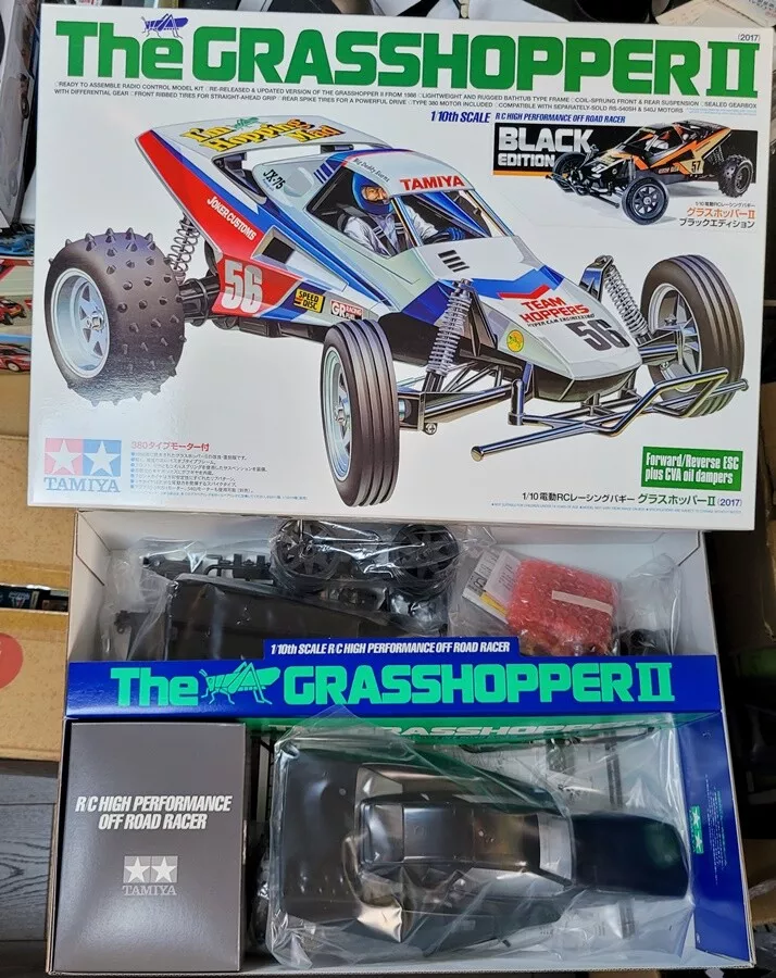 1/10 R/C The Grasshopper II Black Edition w/ ESC TAMIYA 47471 | eBay