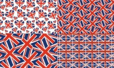 Union Jack Flags Britain Coronation - 100% Cotton Fabric -Simply Sew Crafty?