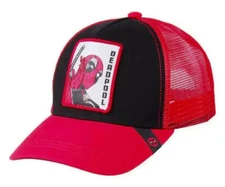 Deadpool Character Patch Logo Adjustable Snapback Baseball Cap Hat