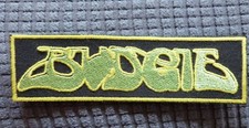 Budgie band logo Iron on embroidered patch Metallica, Dio, Diamond Head 