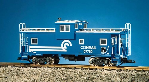 Trenes EE. UU. Escala G 12109 CONRAIL VISIÓN EXTENDIDA FURGÓN AZUL/NEGRO | Zustand: New